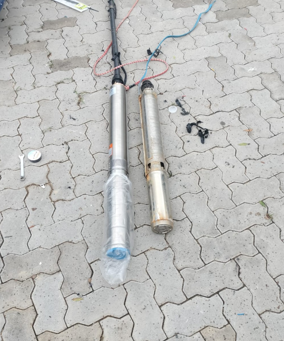 Submersible borehole pumps prepared on site by Marz